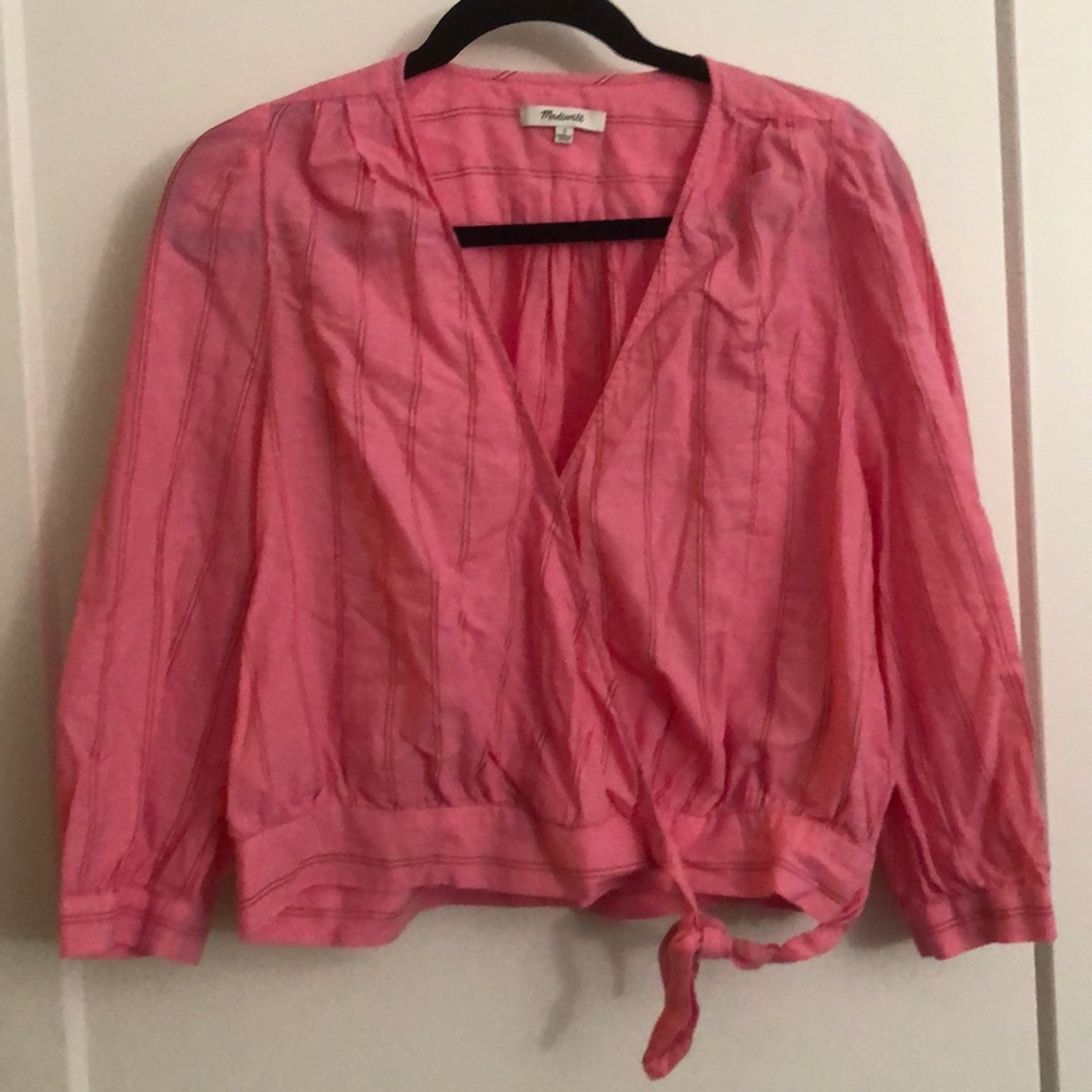 Madewell wrap top